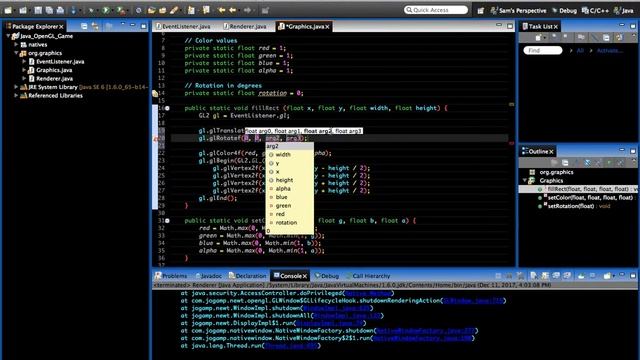Java OpenGL 2D Game Tutorial - Episode 10 - Rotation смотреть онлайн