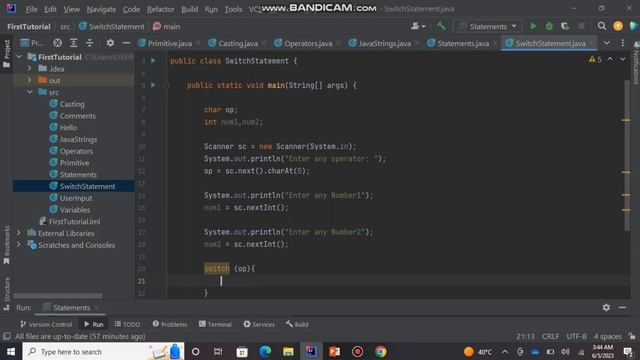 Switch Statement in Java language 2023 смотреть онлайн