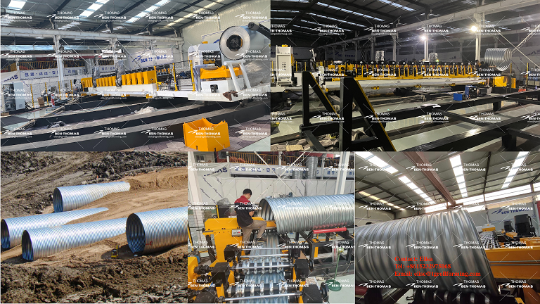 | Corrugated steel culvert pipe machine |
【 Steel Spiral corrugated pipe mill 】 смотреть онлайн