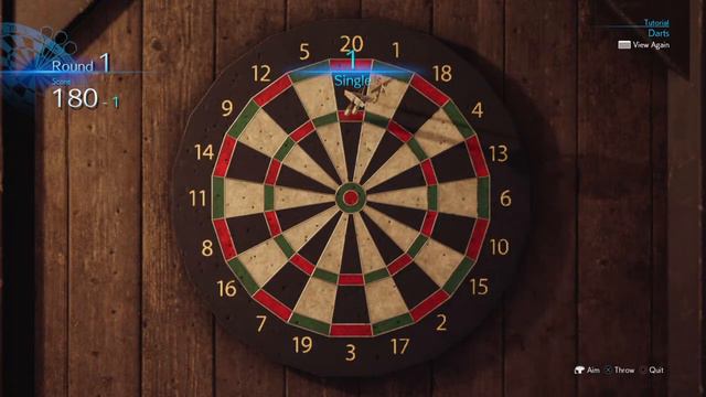 FINAL FANTASY VII REMAKE - Cloud plays darts смотреть онлайн
