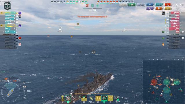 Destroyer Halland: In the cyklon - World of Warships смотреть онлайн