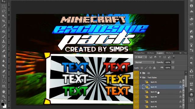 Как сделать красивую шапку для Канала|В стиле Minecraft смотреть онлайн