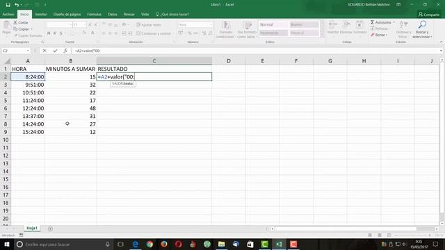 CURSO DE EXCEL 2016 DESDE CERO LECCION 28 SUMAR MINUTOS A HORAS смотреть онлайн