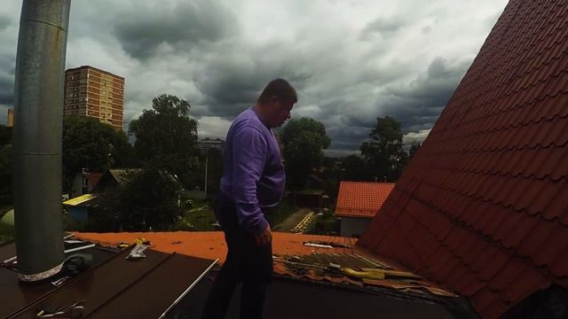 Фальцевая кровля в г. Лобня. Обзор инструментов для устройства фальцевой кровли.