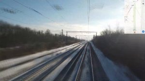 От Москвы до Воронежа за 1 час. Зимняя поездка в кабине электровоза.