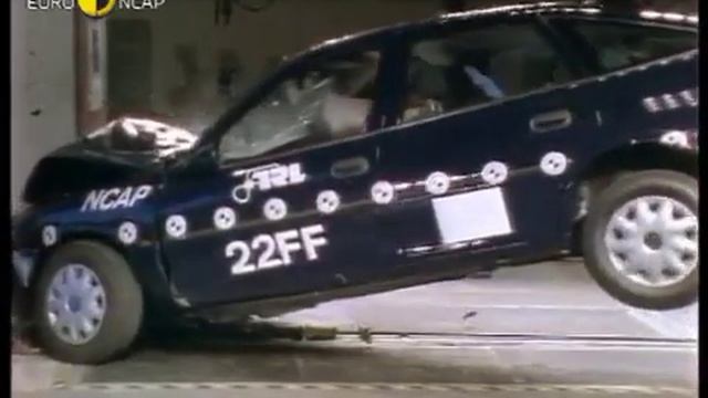 Краш-тест - Opel Vectra B Sedan 1997 (E-NCAP) смотреть онлайн