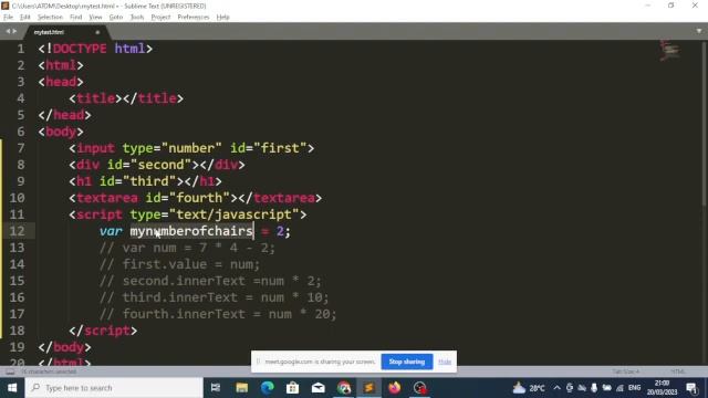 JS variables смотреть онлайн