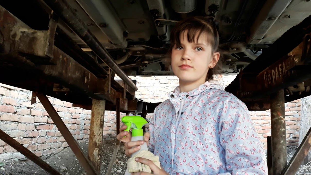 "ПРОект Веста Плутон". Днище и выхлопная система "Весты" после двух зим. смотреть онлайн