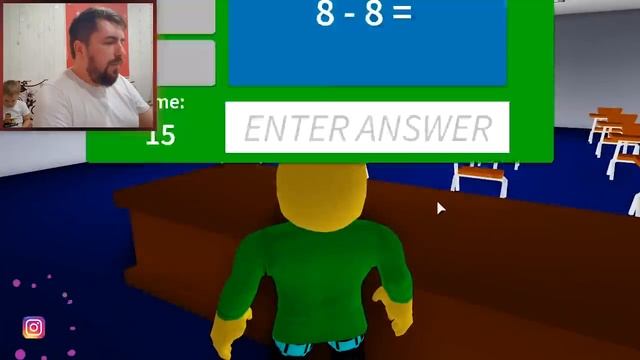 Пигги это Балди? Что случилось с BALDI? МЫ ИГРАЕМ The Schoolhouse Roblox! смотреть онлайн