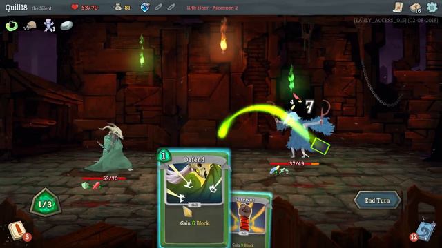 Slay the Spire - Attempt 3.1 - The Silent [Ascension Mode 2] смотреть онлайн