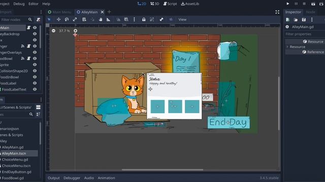 I made a CAT SURVIVAL GAME смотреть онлайн