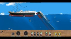 титаник тонет в Floating Sandbox