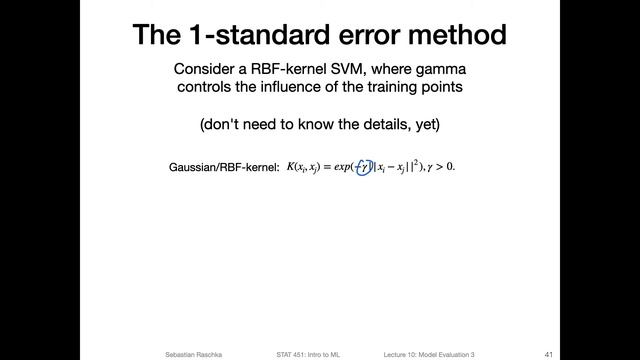 10.7 K-fold CV 1-Standard Error Method (L10: Model Evaluation 3) смотреть онлайн