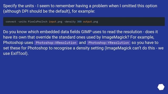 I want to change DPI with ImageMagick without changing the actual byte-size of the image data смотреть онлайн