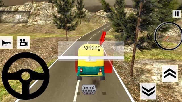 Tuk Tuk Auto Rickshaw Off Road - Taxi Game - Android gameplay смотреть онлайн