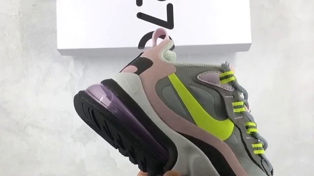 BQ0103 010 Nike Air Max 270 React GS Particle Grey смотреть онлайн