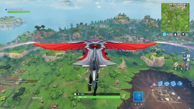 Fortnite glider.WINGS OF VALOR,REVIEW? - fortnite season 4 update смотреть онлайн