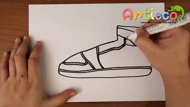 How to Draw Nike Jordans Shoe смотреть онлайн