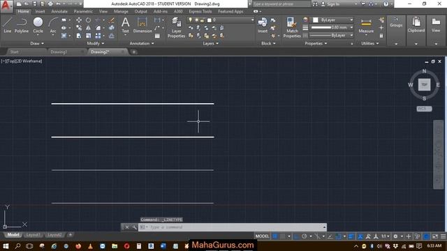 How To Make a Custom LineType- Custom LineType in Autocad Tutorial смотреть онлайн