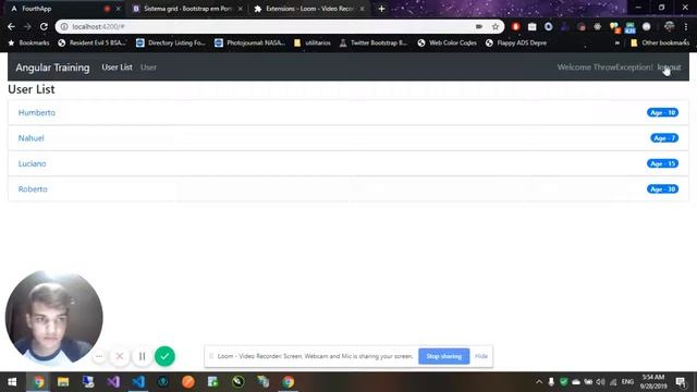 Angular Class - FourthApp смотреть онлайн