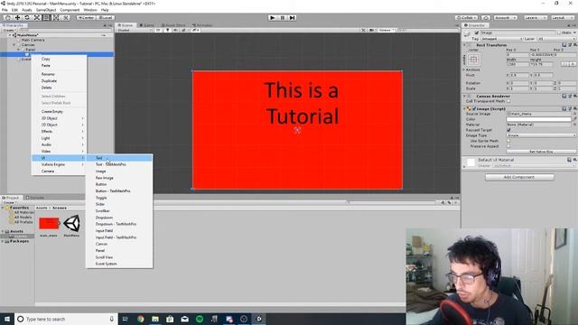 How to Make A Visual Novel Main Menu in Unity 2019 смотреть онлайн