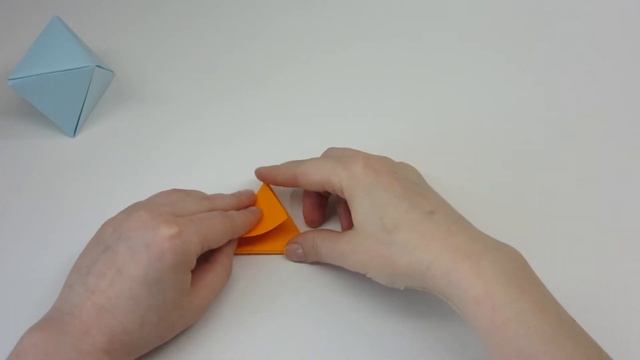 Как сделать объёмный ромб из бумаги. Геометрические фигуры оригами. Октаэдр.