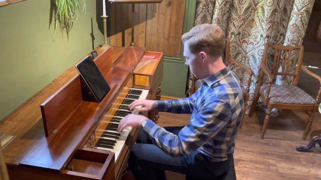 Jonathan Delbridge plays Mozart Rondo alla Turca on an 1814 Broadwood Square Piano смотреть онлайн