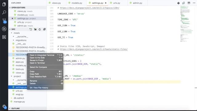 Setup Static & Media | Build A Restaurant Site With Python and Django смотреть онлайн