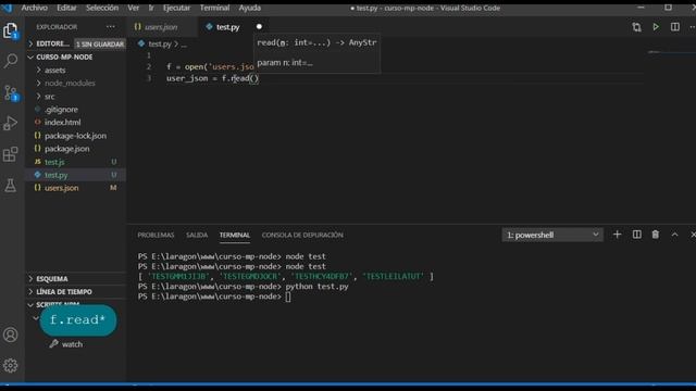 JSON - Manipulación de datos en Json con NODE y Python (Seleccionar y extraer datos) смотреть онлайн