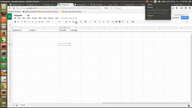 Sales force to Google Spreadsheet and Gmail смотреть онлайн