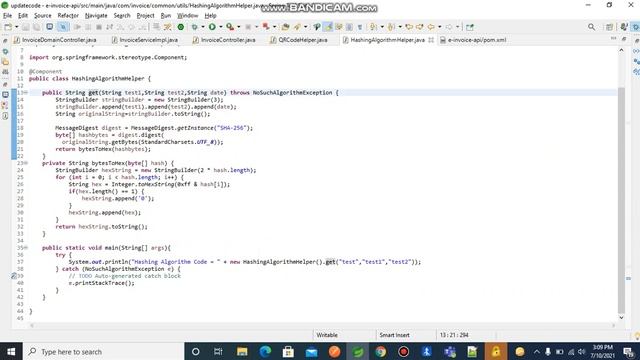 Hashing Algorithm with MessageDigest.getInstance("SHA-256") and get Encryption code смотреть онлайн