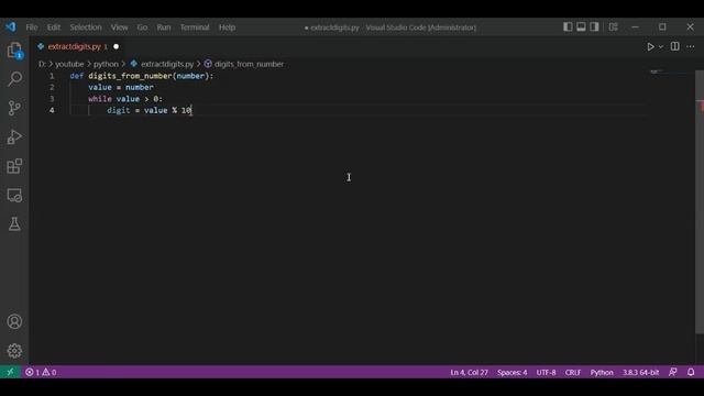 How To extract the digits of a number in Python смотреть онлайн