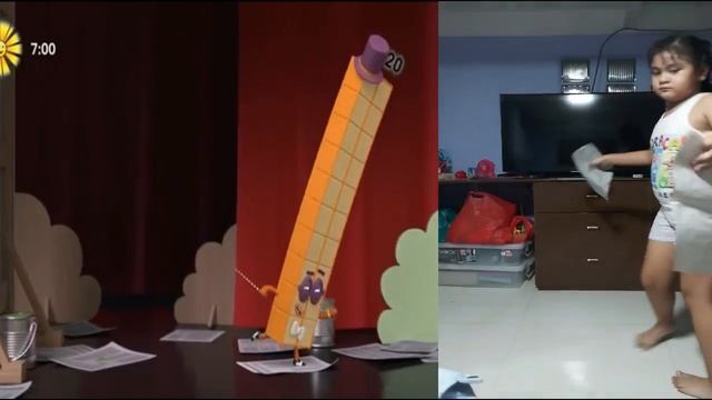 NUMBERBLOCKS - TWENTY - Learn to Count to 20 - Alvieya Dance смотреть онлайн