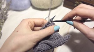 Как закрывать последний ряд спицами? (классический способ). Вязание для начинающих