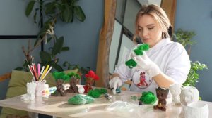 Стабилизированный мох. Как сделать яркое кашпо из гипса с добавлением мха?