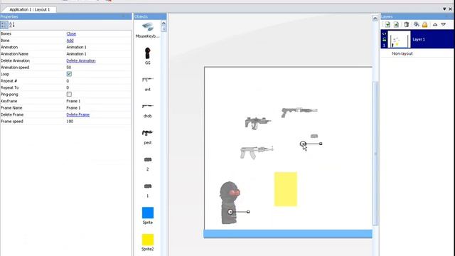 Как сделать платформер экшен в Construct Classic (часть1) смотреть онлайн