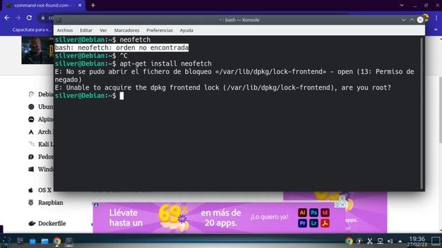 ?Debian 11, ?️♂️bash: neofetch: Orden no encontrada, ?cómo solucionarlo!!! смотреть онлайн