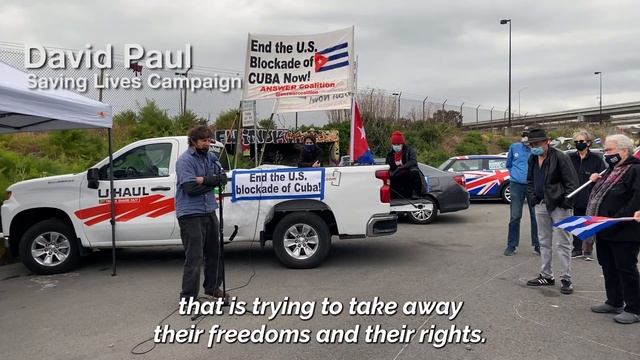 April SF Caravan says "End the U.S. Blockade of Cuba!" Next caravan: May 30! смотреть онлайн