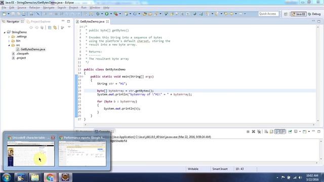 Java String [getBytes() method] | Java Tutorial смотреть онлайн