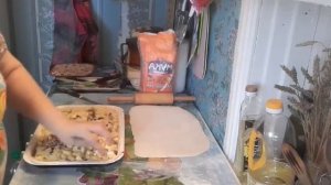 Картофельный ПИРОГ ( с вешенками)