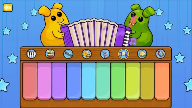 Bimi Boo Kids Piano Games for Boys and Girls Educational Music Video 1 смотреть онлайн