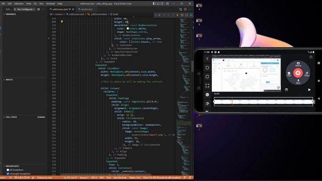 Part 12 [EDIT YOUR VIDEO] Create Video Editor App in Flutter смотреть онлайн