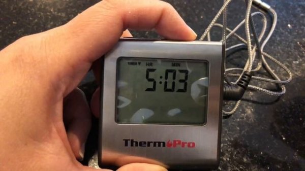 Therm Pro TP-16 digital food thermometer Unboxing and demonstration