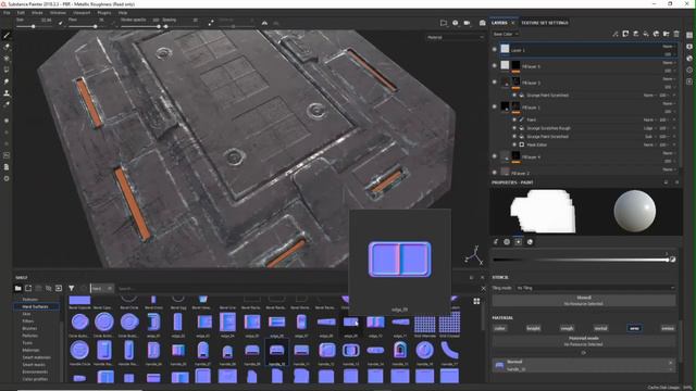 8 simple steps to Sci-fi panels in substance painter (featuring anchor points, decals and emission) смотреть онлайн