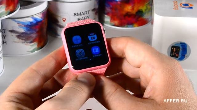 Умные часы Smart Baby Watch X10. Детские часы с GPS трекером. смотреть онлайн