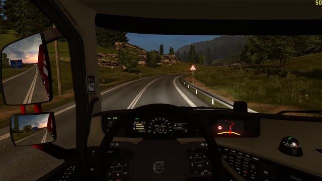 Euro Truck Simulator 2 на Asus GTX 950 смотреть онлайн