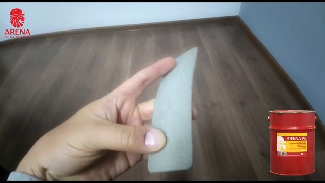 ARENA PolyElast PE гидроизоляция обмазочная эластичная на цементной основе гнётся, но не ломается.