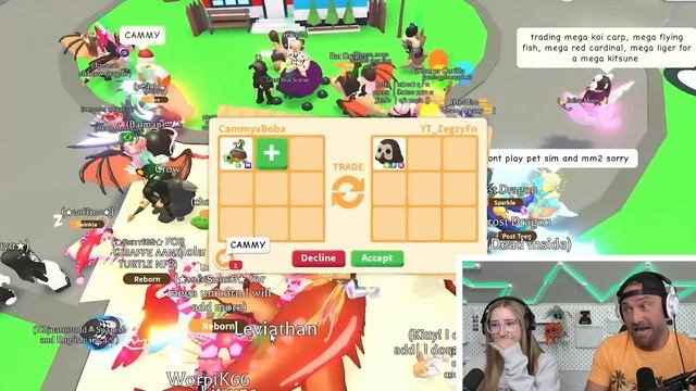 Did Cammy Make a HUGE Mistake When Trading the MEGA Tortuga in Adopt Me...(Roblox) смотреть онлайн