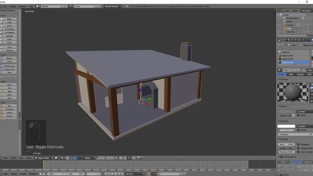 Blender Let's Modell #020 :: Siedler Schmiede Part 2 смотреть онлайн