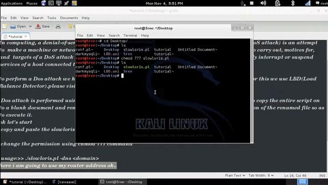 DoS Attack in KALI LINUX смотреть онлайн